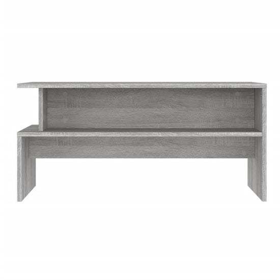 Salontafel 90x55x42,5 cm bewerkt hout grijs sonoma eikenkleur MeubelReus