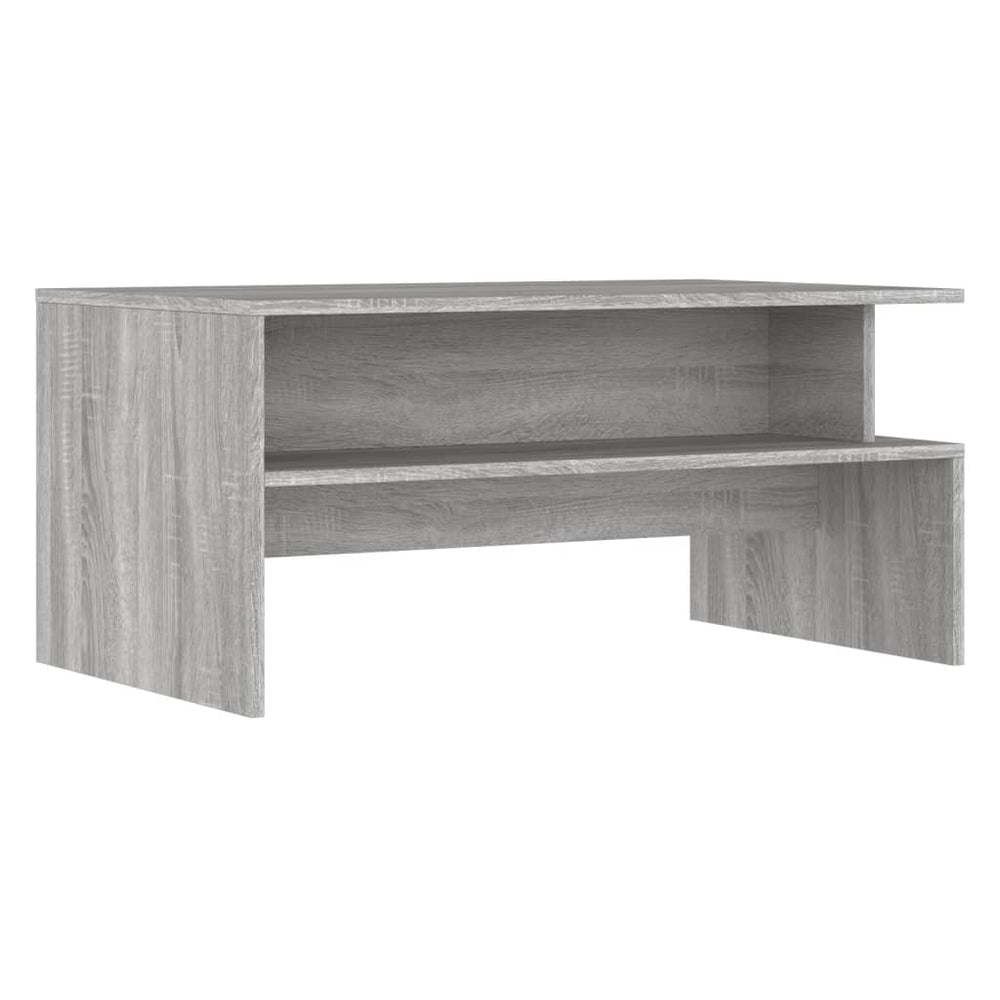Salontafel 90x55x42,5 cm bewerkt hout grijs sonoma eikenkleur MeubelReus