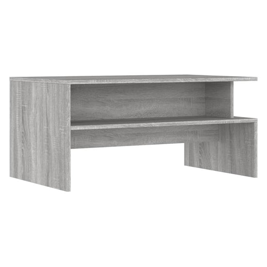 Salontafel 90x55x42,5 cm bewerkt hout grijs sonoma eikenkleur MeubelReus