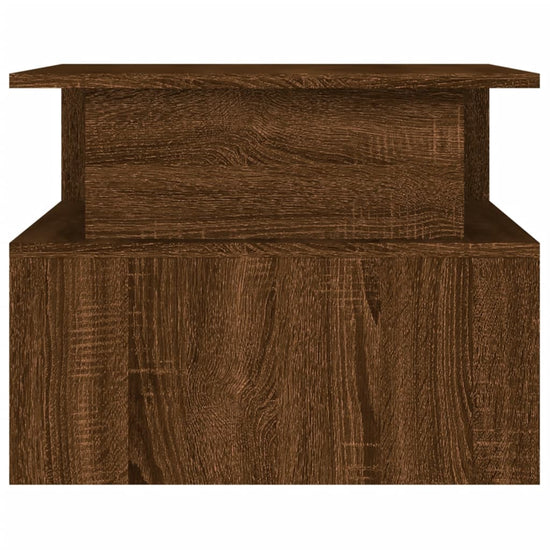Salontafel 90x55x42,5 cm bewerkt hout bruin eikenkleur MeubelReus