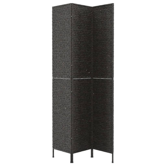 Kamerscherm met 3 panelen 122x180 cm waterhyacint zwart MeubelReus