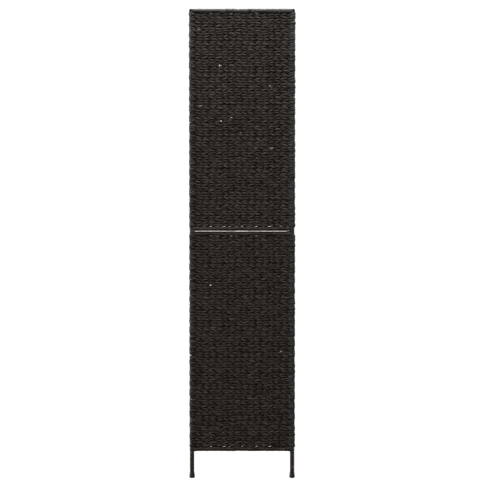 Kamerscherm met 3 panelen 122x180 cm waterhyacint zwart MeubelReus