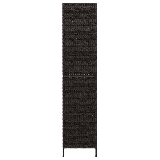 Kamerscherm met 3 panelen 122x180 cm waterhyacint zwart MeubelReus