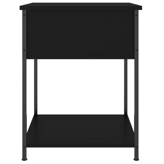 Nachtkastjes 2 st 44x45x58 cm bewerkt hout zwart MeubelReus