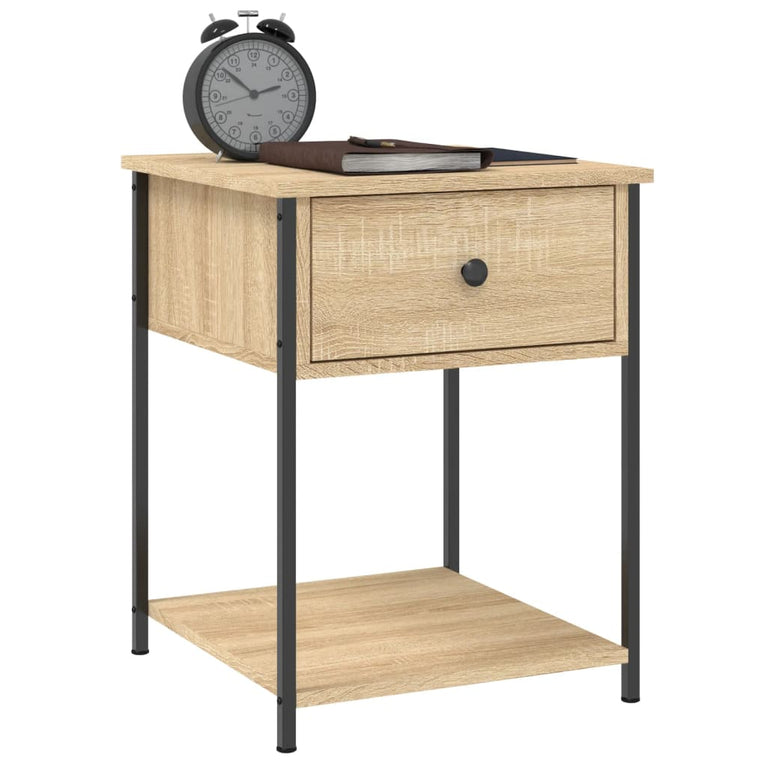 Nachtkastjes 2 st 44x45x58 cm sonoma eikenkleurig MeubelReus