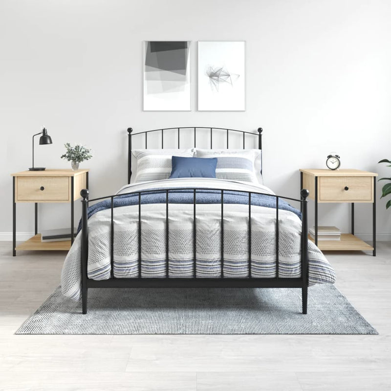 Nachtkastjes 2 st 44x45x58 cm sonoma eikenkleurig MeubelReus