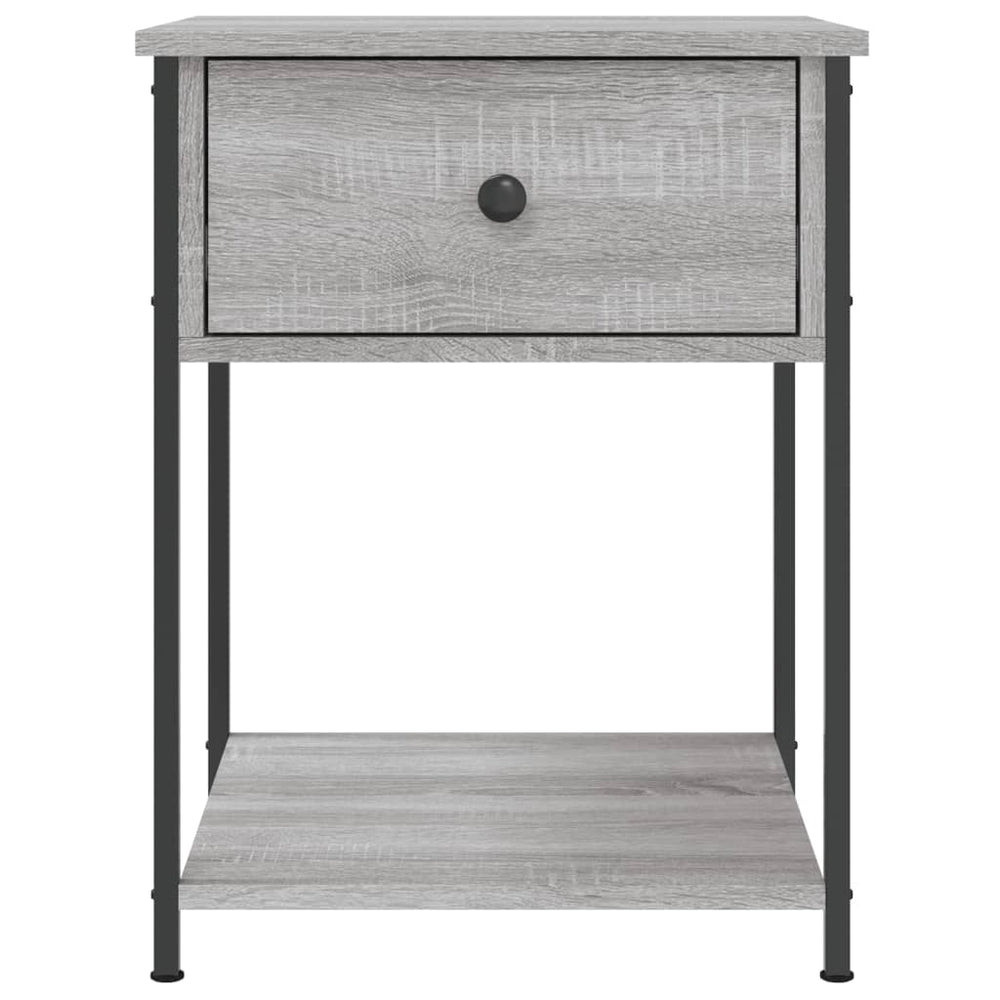 Nachtkastjes 2 st 44x45x58 cm bewerkt hout grijs sonoma eiken MeubelReus