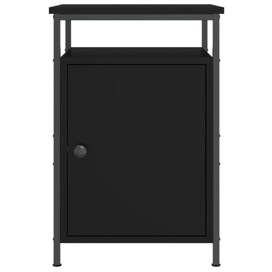 Nachtkastjes 2 st 40x42x60 cm bewerkt hout zwart MeubelReus