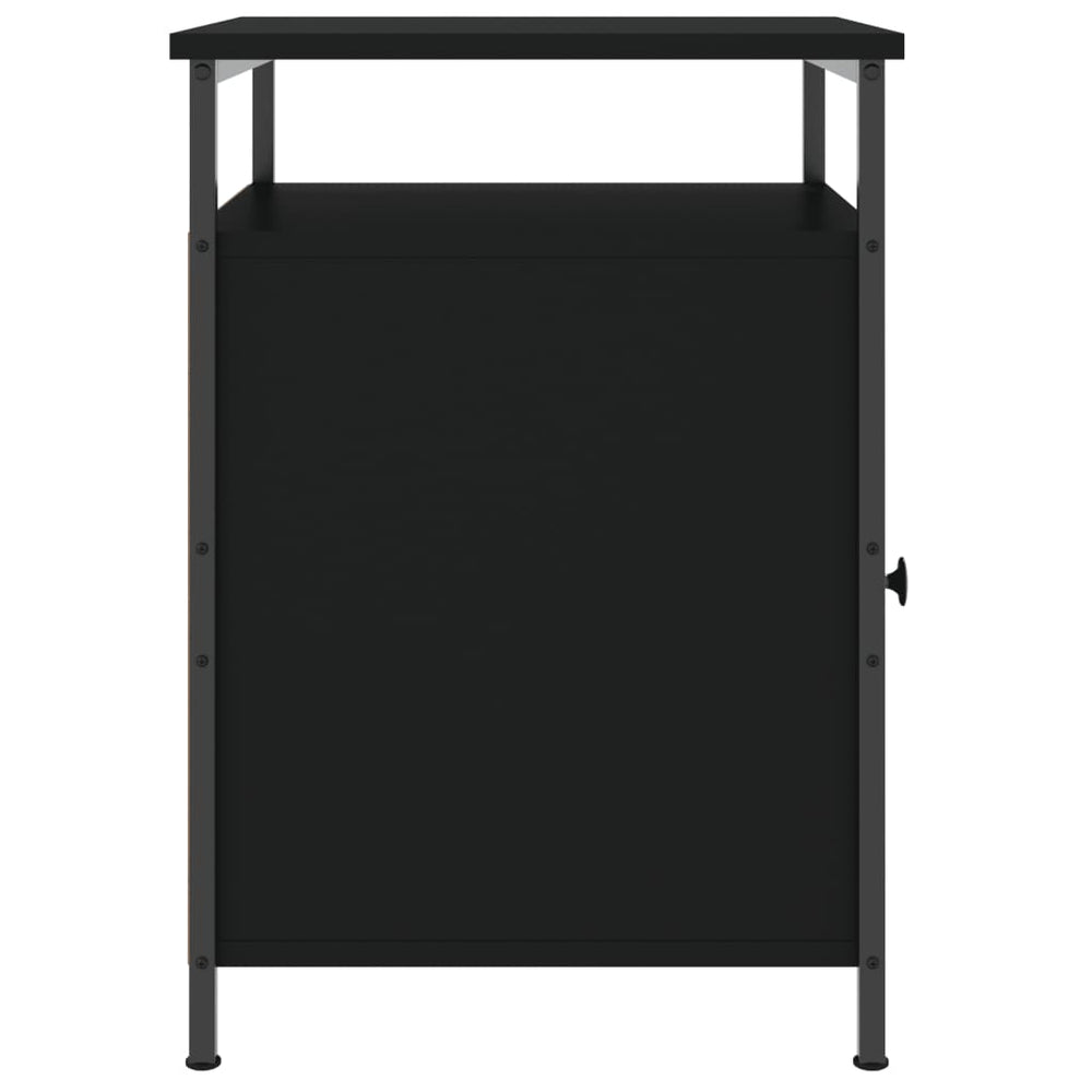 Nachtkastjes 2 st 40x42x60 cm bewerkt hout zwart MeubelReus