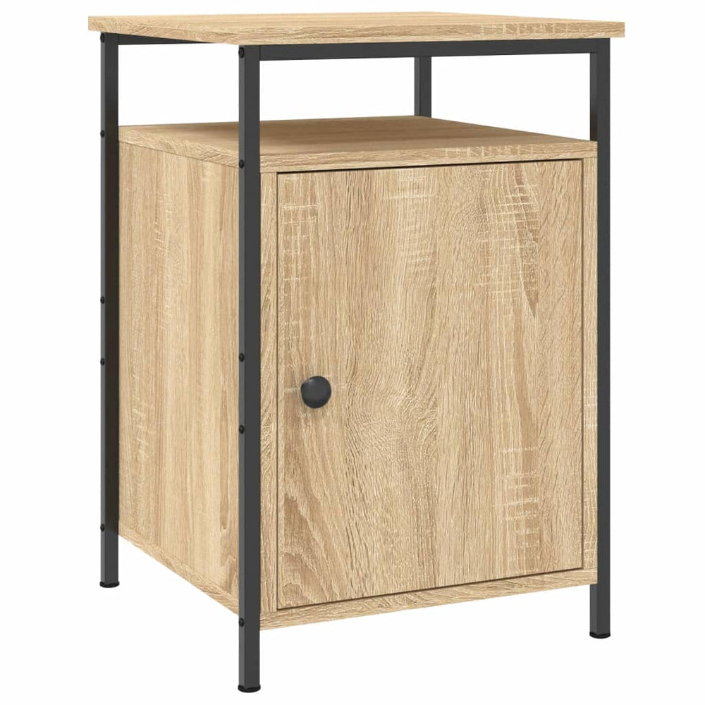 Nachtkastjes 2 st 40x42x60 cm bewerkt hout sonoma eikenkleurig MeubelReus