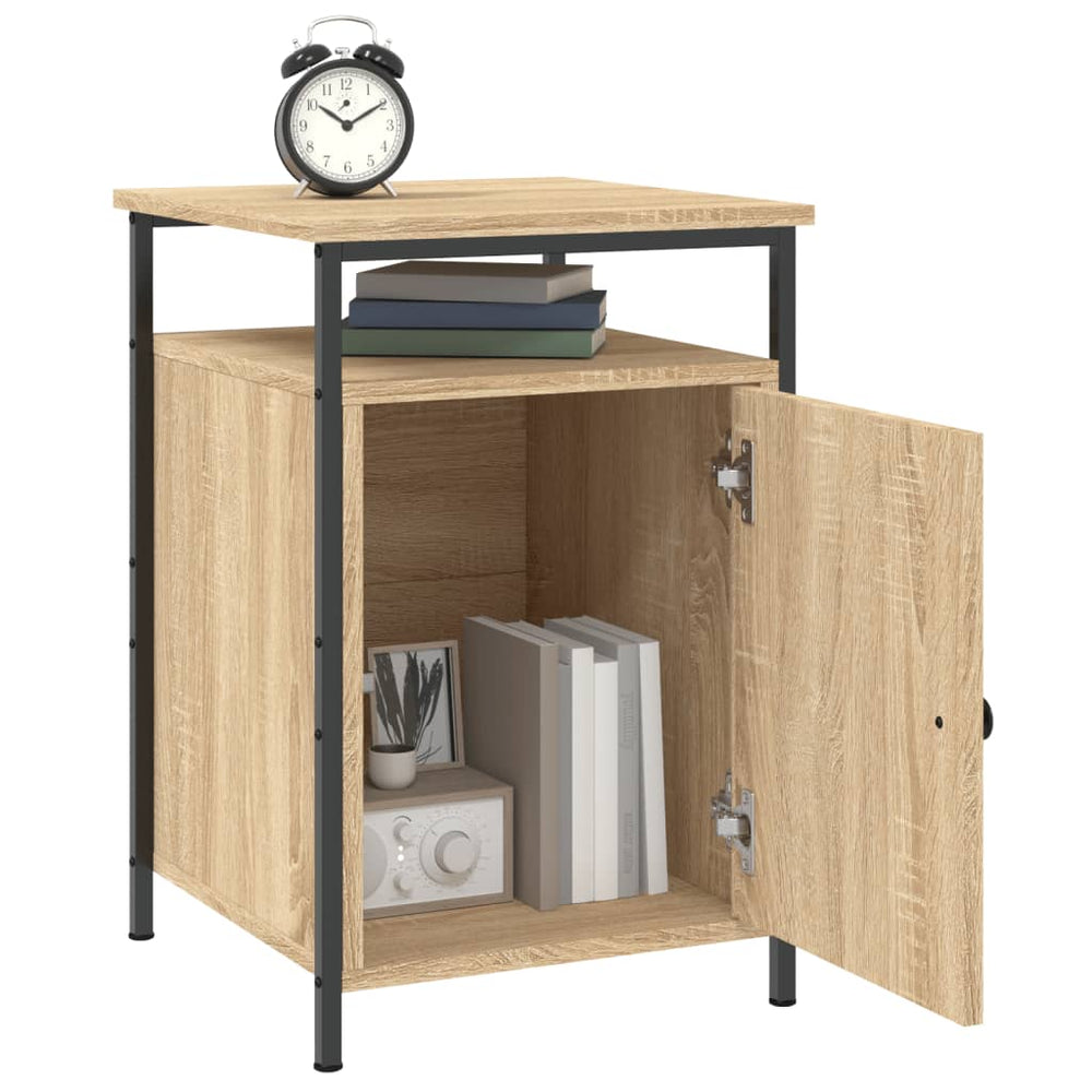 Nachtkastjes 2 st 40x42x60 cm bewerkt hout sonoma eikenkleurig MeubelReus