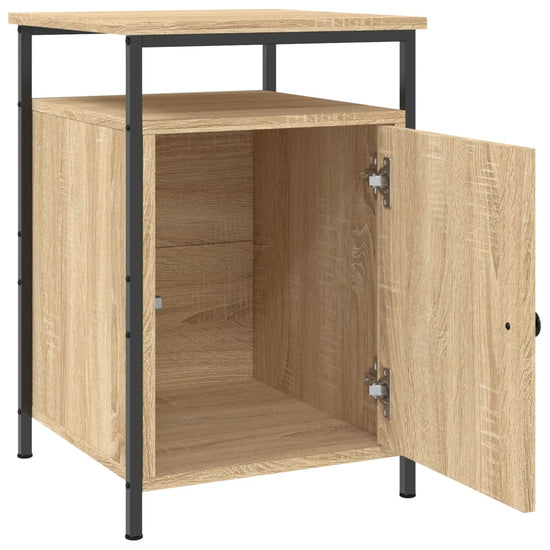 Nachtkastjes 2 st 40x42x60 cm bewerkt hout sonoma eikenkleurig MeubelReus