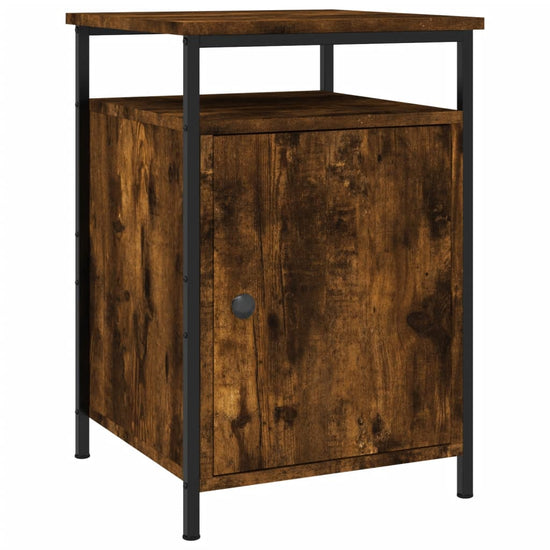 Nachtkastjes 2 st 40x42x60 cm bewerkt hout gerookt eikenkleurig MeubelReus