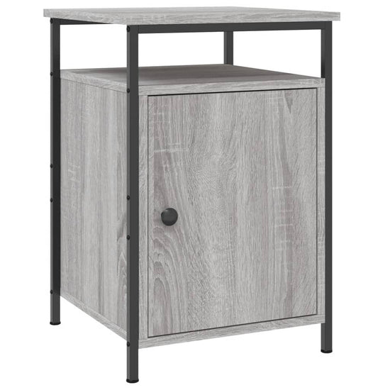Nachtkastjes 2 st 40x42x60 cm bewerkt hout grijs sonoma eiken MeubelReus