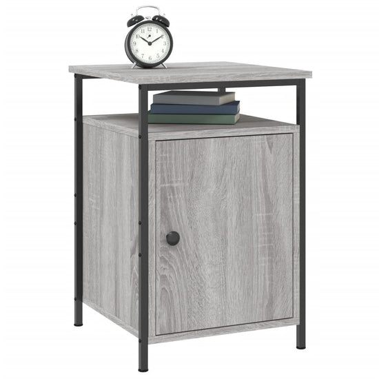 Nachtkastjes 2 st 40x42x60 cm bewerkt hout grijs sonoma eiken MeubelReus