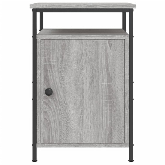 Nachtkastjes 2 st 40x42x60 cm bewerkt hout grijs sonoma eiken MeubelReus