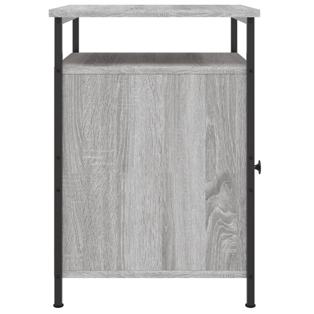 Nachtkastjes 2 st 40x42x60 cm bewerkt hout grijs sonoma eiken MeubelReus
