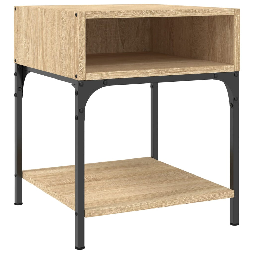 Nachtkastjes 2 st 40x41x50 cm bewerkt hout sonoma eikenkleurig MeubelReus
