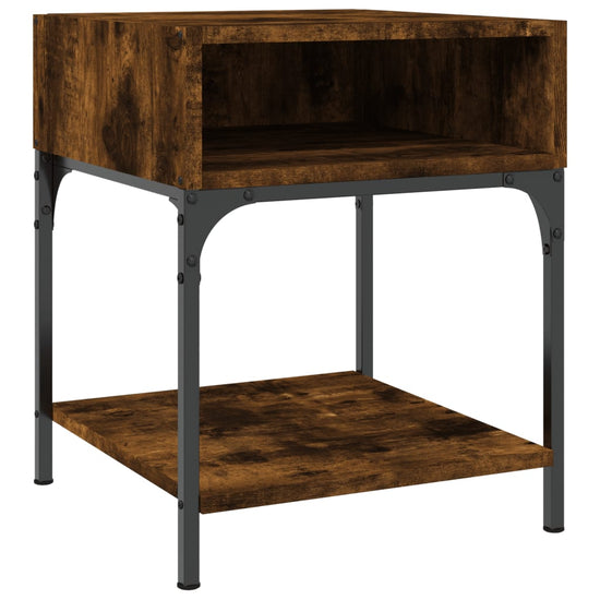 Nachtkastjes 2 st 40x41x50 cm bewerkt hout gerookt eikenkleurig MeubelReus