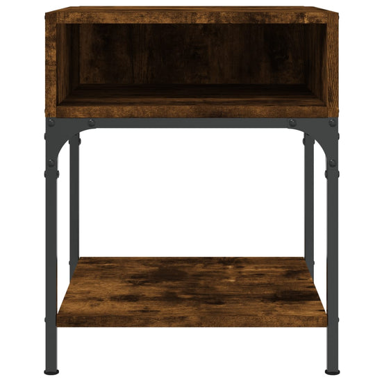 Nachtkastjes 2 st 40x41x50 cm bewerkt hout gerookt eikenkleurig MeubelReus