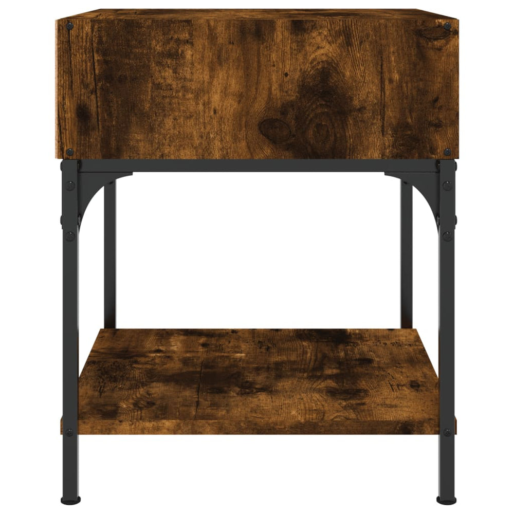 Nachtkastjes 2 st 40x41x50 cm bewerkt hout gerookt eikenkleurig MeubelReus