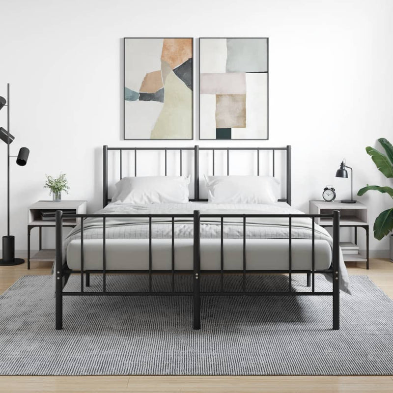 Nachtkastjes 2 st 40x41x50 cm bewerkt hout grijs sonoma eiken MeubelReus