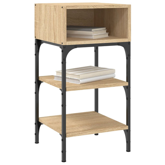Nachtkastjes 2 st 35x34,5x70 cm sonoma eikenkleurig MeubelReus