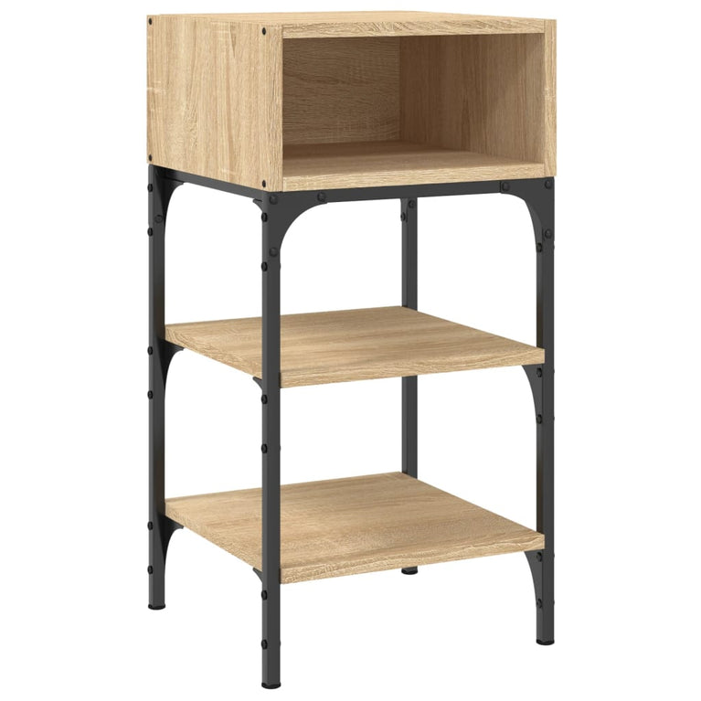 Nachtkastjes 2 st 35x34,5x70 cm sonoma eikenkleurig MeubelReus