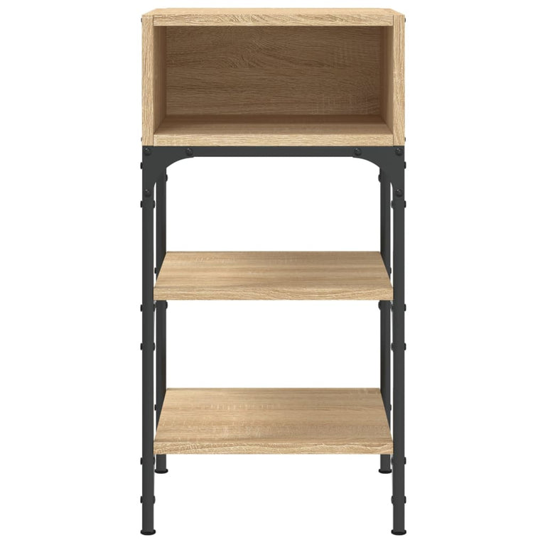 Nachtkastjes 2 st 35x34,5x70 cm sonoma eikenkleurig MeubelReus