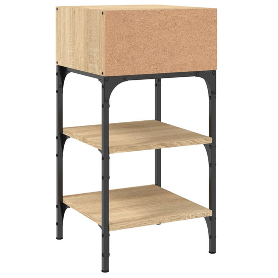 Nachtkastjes 2 st 35x34,5x70 cm sonoma eikenkleurig MeubelReus