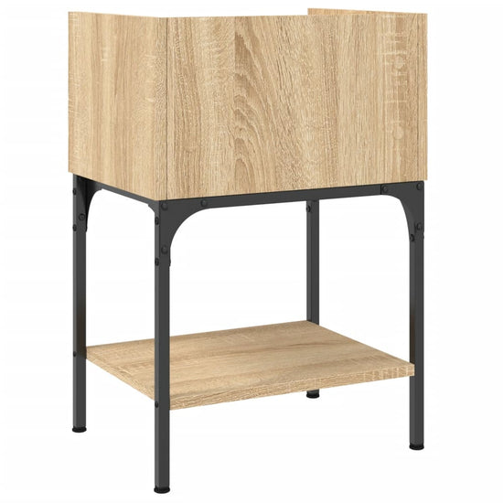 Nachtkastjes 2 st 40,5x31x60 cm bewerkt hout sonoma eikenkleur MeubelReus