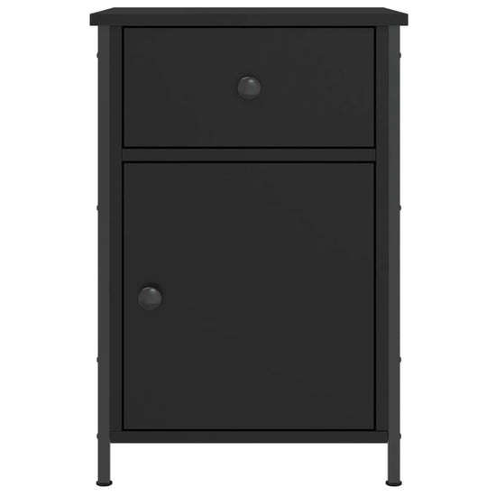 Nachtkastjes 2 st 40x42x60 cm bewerkt hout zwart MeubelReus