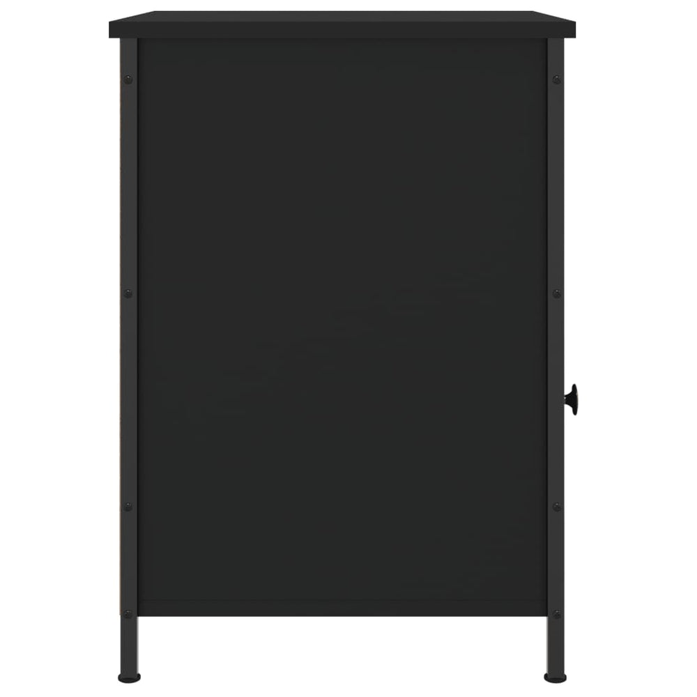 Nachtkastjes 2 st 40x42x60 cm bewerkt hout zwart MeubelReus