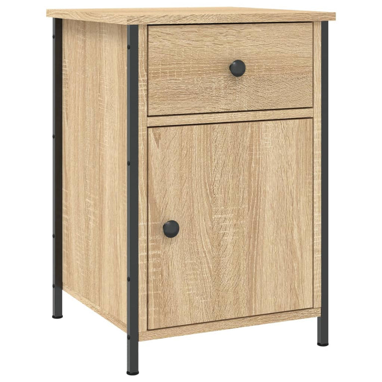 Nachtkastjes 2 st 40x42x60 cm bewerkt hout sonoma eikenkleurig MeubelReus