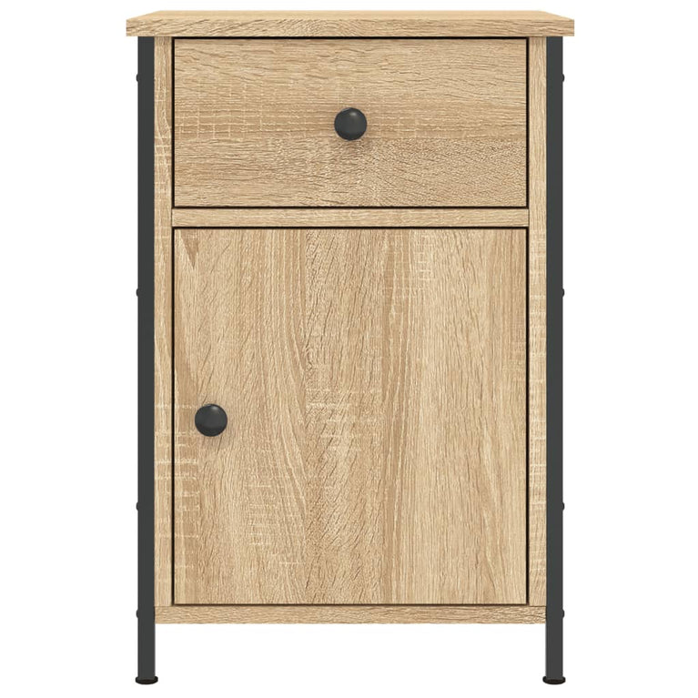 Nachtkastjes 2 st 40x42x60 cm bewerkt hout sonoma eikenkleurig MeubelReus