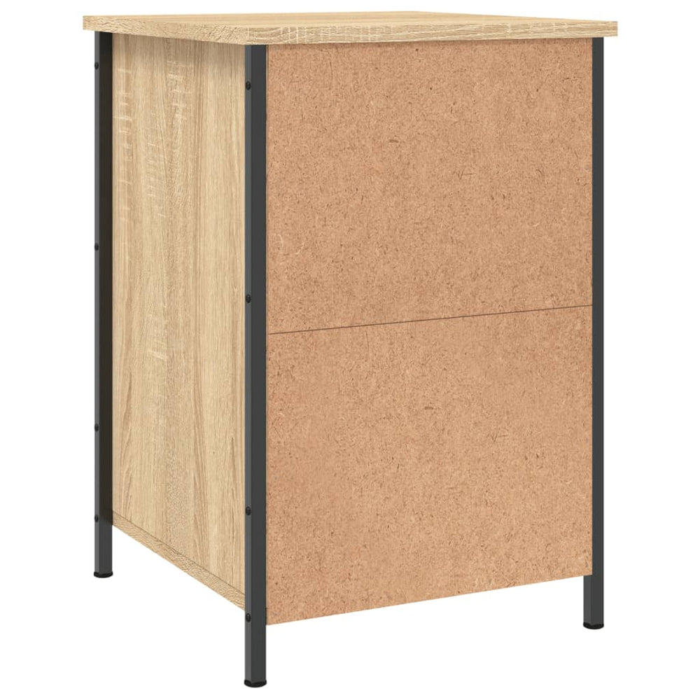 Nachtkastjes 2 st 40x42x60 cm bewerkt hout sonoma eikenkleurig MeubelReus