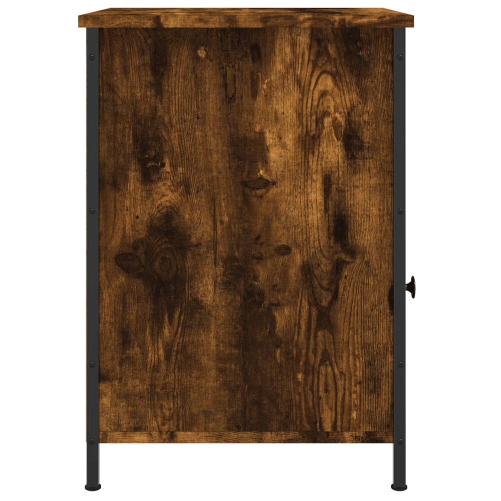 Nachtkastjes 2 st 40x42x60 cm bewerkt hout gerookt eikenkleurig MeubelReus