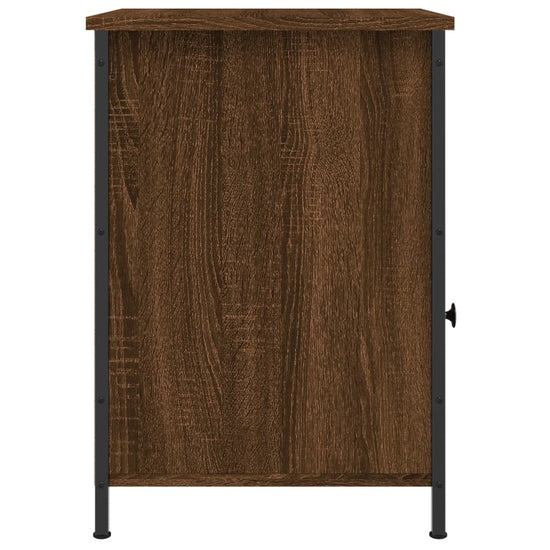 Nachtkastjes 2 st 40x42x60 cm bewerkt hout bruin eikenkleur MeubelReus