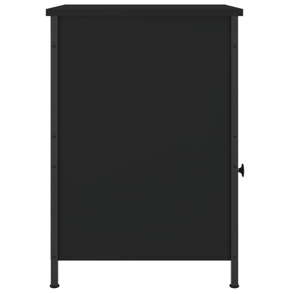 Nachtkastjes 2 st 40x42x60 cm bewerkt hout zwart MeubelReus