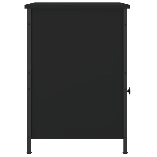 Nachtkastjes 2 st 40x42x60 cm bewerkt hout zwart MeubelReus