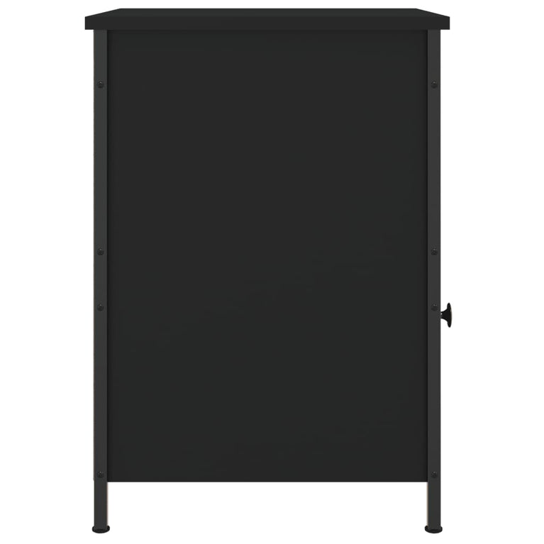Nachtkastjes 2 st 40x42x60 cm bewerkt hout zwart MeubelReus