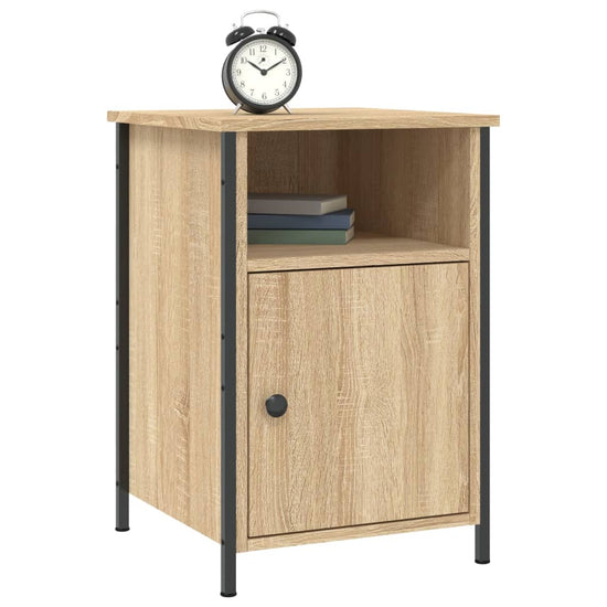 Nachtkastjes 2 st 40x42x60 cm bewerkt hout sonoma eikenkleurig MeubelReus