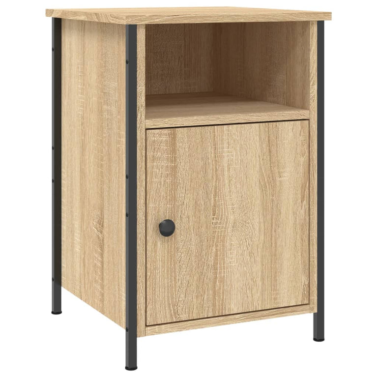 Nachtkastjes 2 st 40x42x60 cm bewerkt hout sonoma eikenkleurig MeubelReus