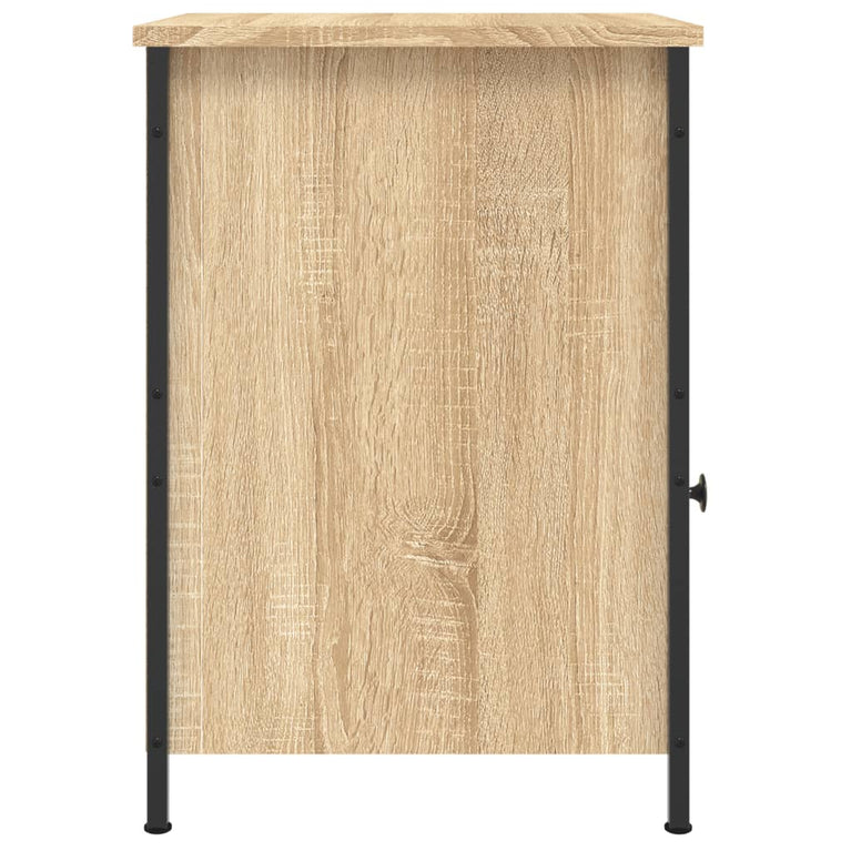 Nachtkastjes 2 st 40x42x60 cm bewerkt hout sonoma eikenkleurig MeubelReus