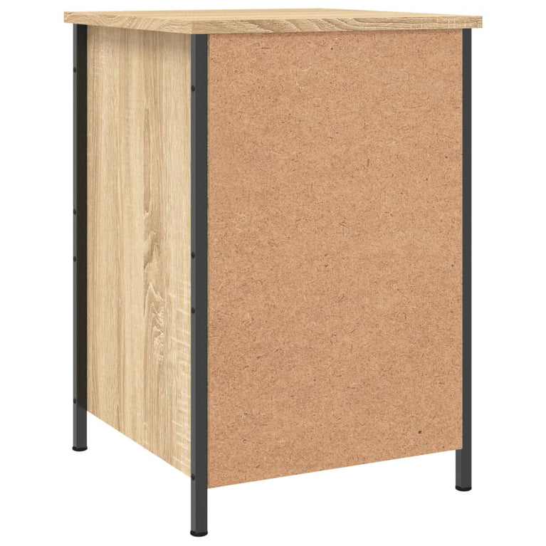 Nachtkastjes 2 st 40x42x60 cm bewerkt hout sonoma eikenkleurig MeubelReus