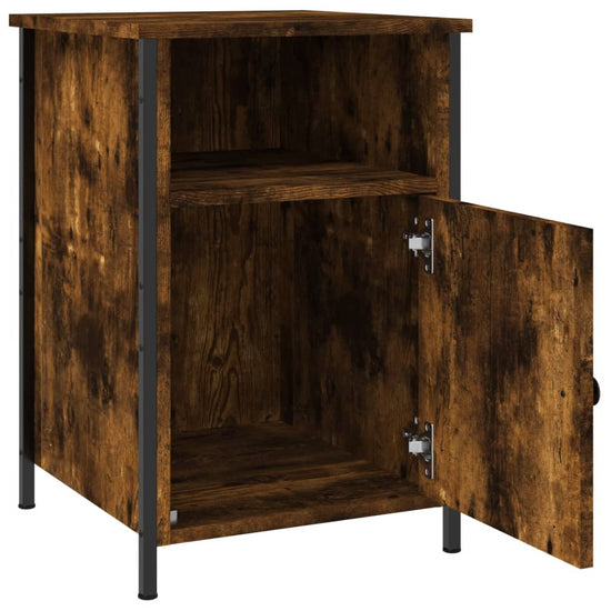 Nachtkastjes 2 st 40x42x60 cm bewerkt hout gerookt eikenkleurig MeubelReus
