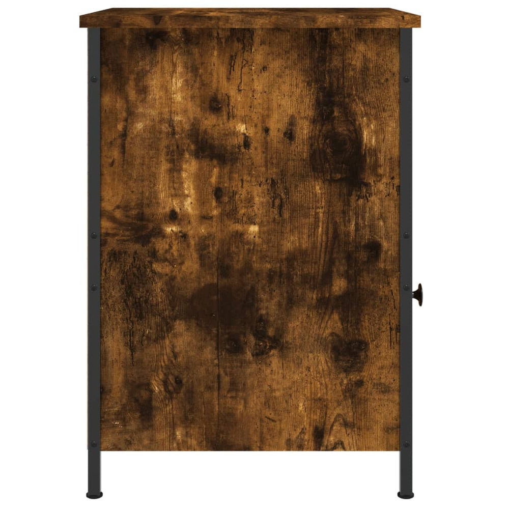 Nachtkastjes 2 st 40x42x60 cm bewerkt hout gerookt eikenkleurig MeubelReus