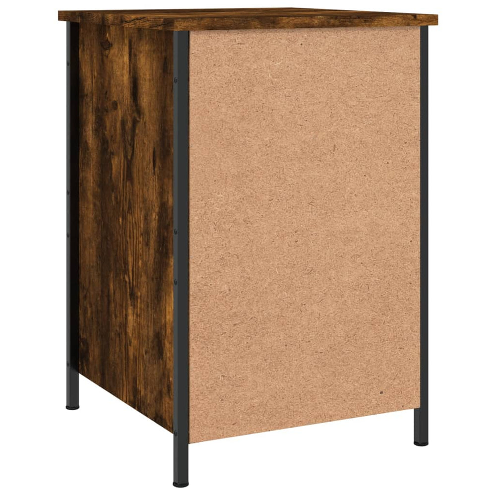 Nachtkastjes 2 st 40x42x60 cm bewerkt hout gerookt eikenkleurig MeubelReus