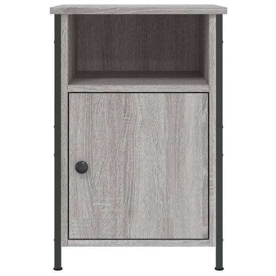 Nachtkastjes 2 st 40x42x60 cm bewerkt hout grijs sonoma eiken MeubelReus