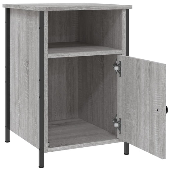Nachtkastjes 2 st 40x42x60 cm bewerkt hout grijs sonoma eiken MeubelReus
